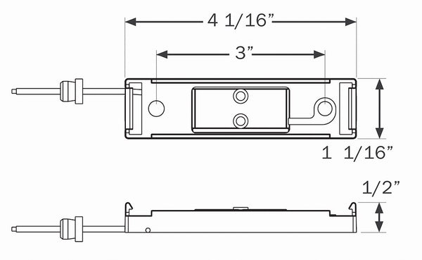 Optronics Side Marker Light Mounting Bracket (MPN: A67CB)