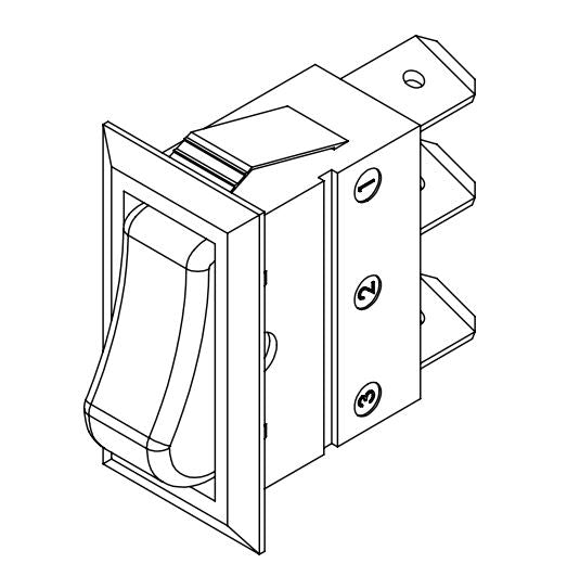 ECCO Multi Purpose Rocker Switch (MPN: A9891)