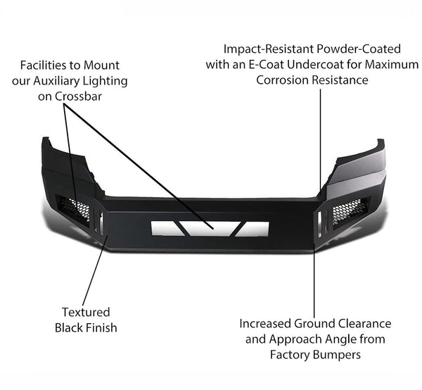 Black Horse Offroad Bumper (MPN: AFB-CO15)