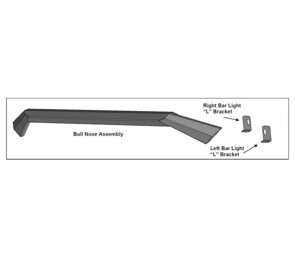 Black Horse Offroad Bull Bar Armour II (MPN: AFB-RA16-BN)