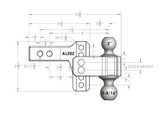 BulletProof Aluminum Trailer Hitch Ball Mount (MPN: AL202)