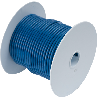 Ancor Marine Grade Primary Wire 18 Gauge Dark Blue 100 Feet Spool (MPN: 100110)