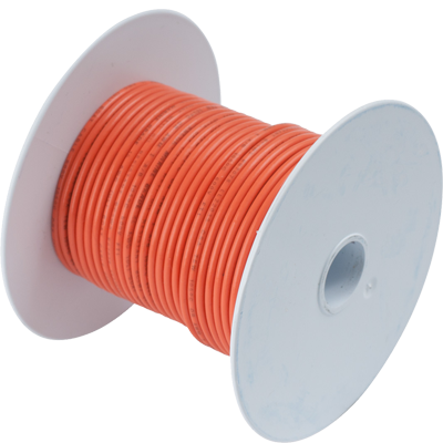 Ancor Marine Grade Primary Wire 18 Gauge Orange 100 Feet Spool (MPN: 100510)