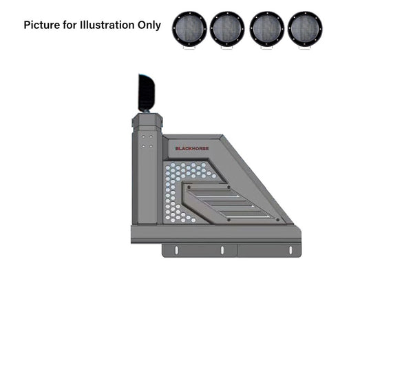 Black Horse Off Road Truck Bed Bar (MPN: AR2-03B-PLFB)