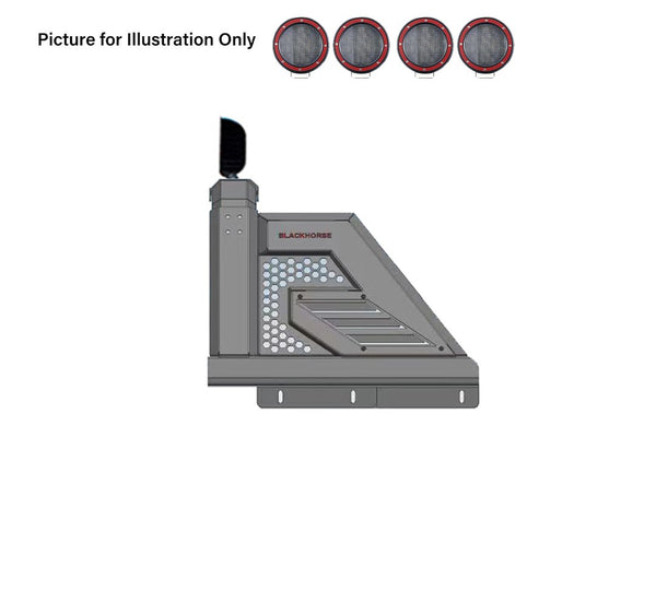 Black Horse Off Road Truck Bed Bar (MPN: AR2-05B-PLFR)