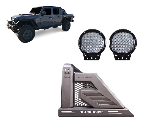 Black Horse Armour II Truck Bed Bar (MPN: AR2-09B-PL69B)