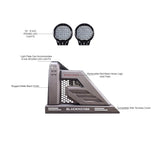 Black Horse Armour II Truck Bed Bar (MPN: AR2-09B-PL69B)
