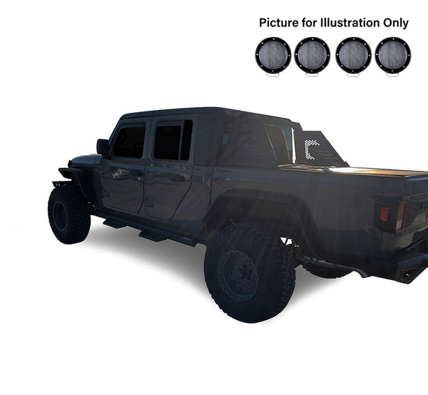 Black Horse Off Road Truck Bed Bar (MPN: AR2-09B-PLFB)