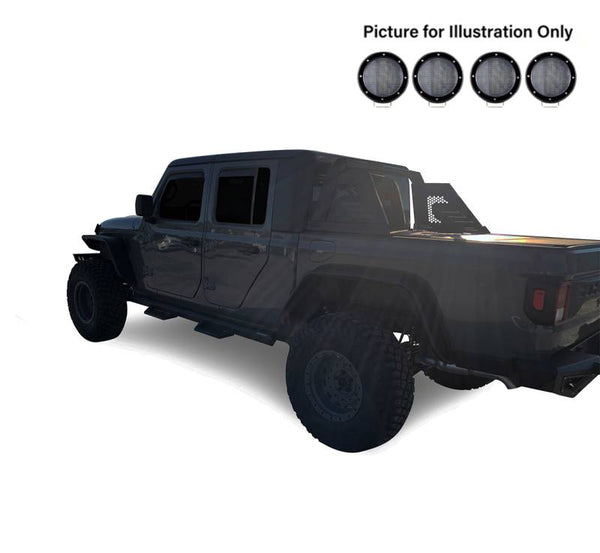 Black Horse Off Road Truck Bed Bar (MPN: AR2-09B-PLFB)