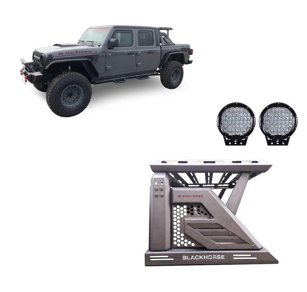 Black Horse Off Road Truck Bed Bar (MPN: AR2-09BA3-PL69B)