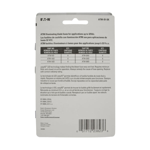 Bussmann EasyID ATM Blade Fuse Assortment (MPN: ATM-ID-SK)