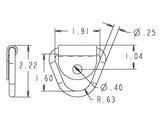 Buyers Products D-Ring with Mounting Bracket (MPN: B21)