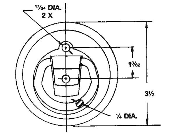 Buyers Products D-Ring Rope Ring (MPN: B703)