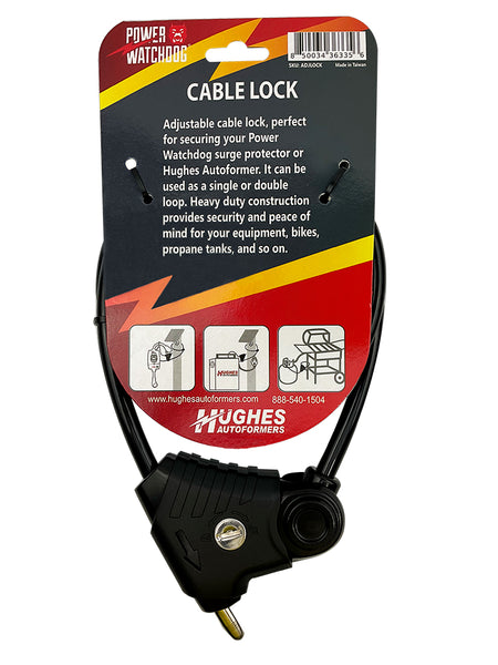 Hughes Auto Cable Lock (MPN: ADJLOCK)