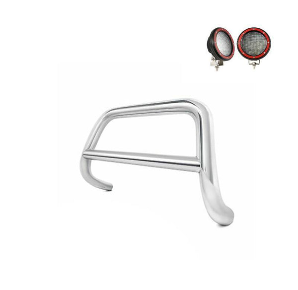 Black Horse Off Road Bull Bar Kit (MPN: BB111004SS-PLFR)