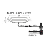 BUILTBRIGHT Work Bar Strobe 15 (MPN: BB6011B)
