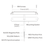 BUILTBRIGHT Work Bar Strobe 4 Slim (MPN: BB6110B)