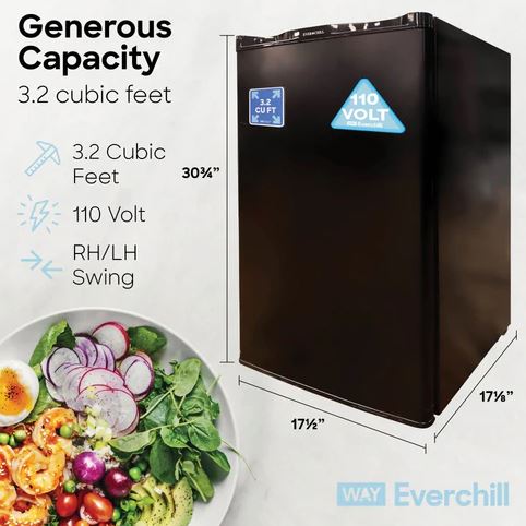 Everchill Single Compartment Refrigerator (MPN: BC-90LHH)