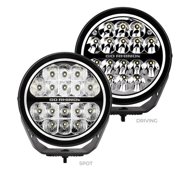 Go Rhino Blackout Series LED Driving Light (MPN: 750800711DRS)