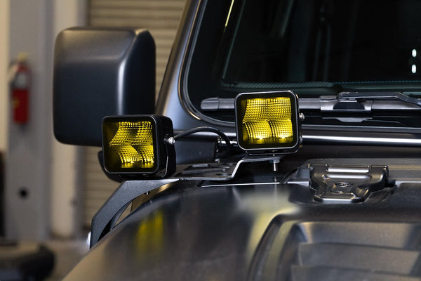DV8 Offroad Amber Light Pod (MPN: BE3EW40W-A)
