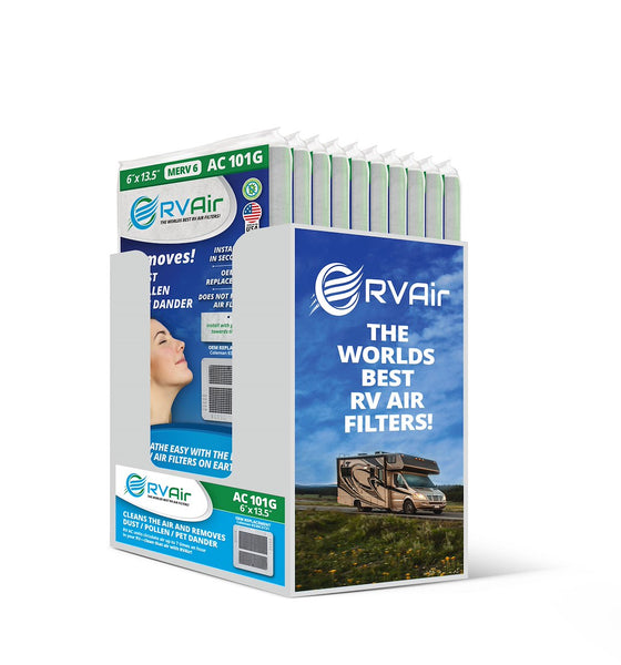 RV Air Air Conditioner Filter (MPN: BOX - AC 101G)