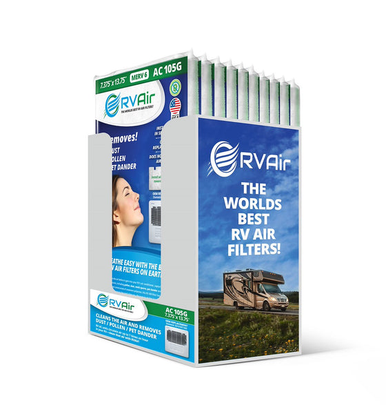 RV Air Air Conditioner Filter (MPN: BOX - AC 105G)