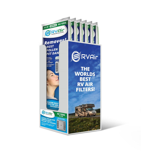 RV Air Air Conditioner Filter (MPN: BOX - AC 135G)