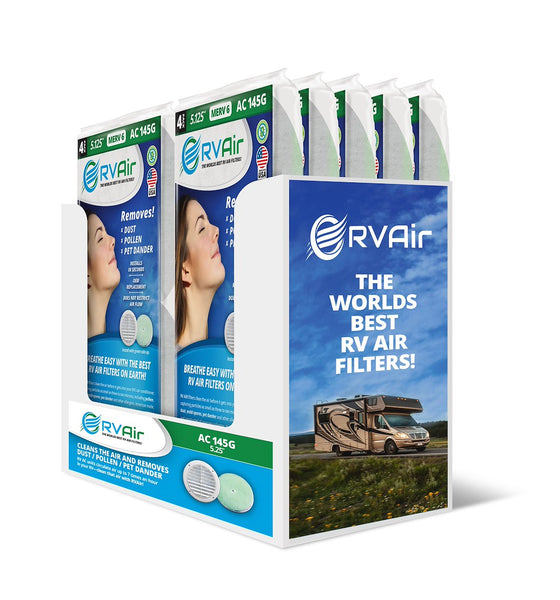 RV Air Air Conditioner Filter (MPN: BOX - AC 145G)