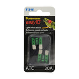 Bussmann EasyID Green Blade Fuse (MPN: BP/ATC-30ID)