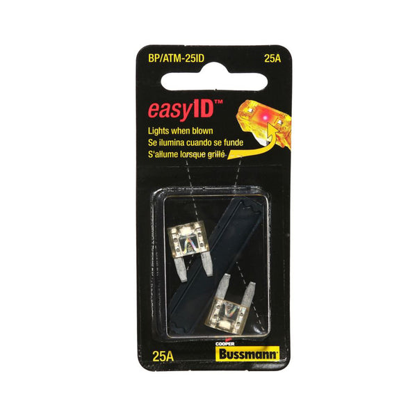 Bussmann EasyID Clear Blade ATM Fuse (MPN: BP/ATM-25ID)