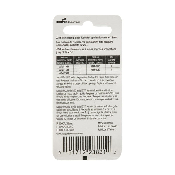 Bussmann EasyID ATM Blade Fuse Assortment (MPN: BP/ATM-AID)