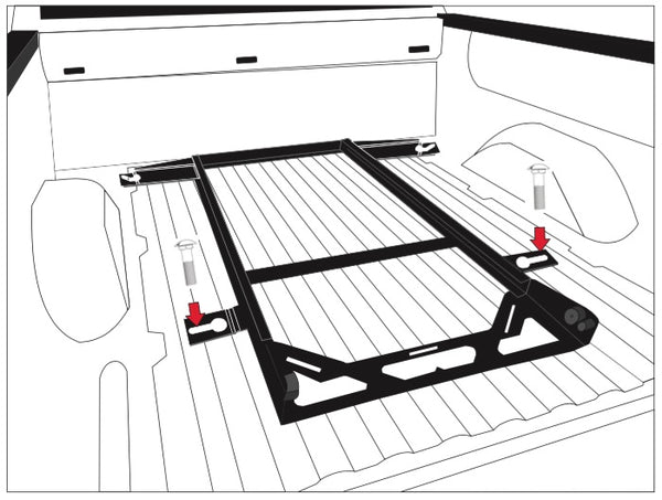 Bedslide Bed Slide Installation Kit (MPN: BSA-F150-2015)