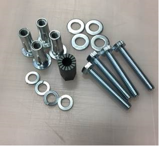 Bedslide Bed Slide Installation Kit (MPN: BSA-RIVKT)