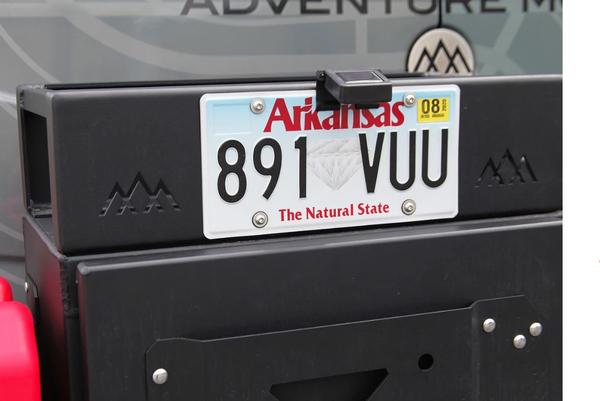 Backwoods Adventure Mods License Plate Relocation Kit (MPN: BW8190-7300)