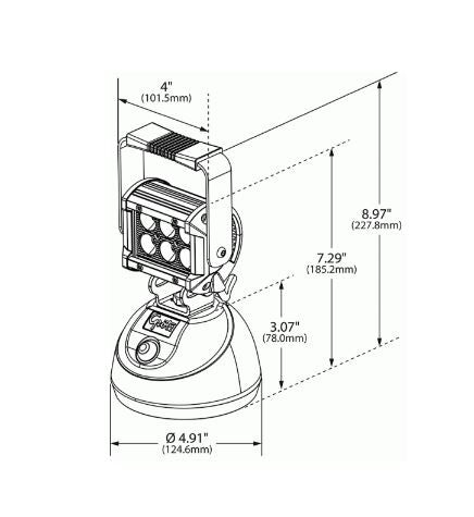 Grote BriteZone LED Work Light (MPN: BZ501-5)