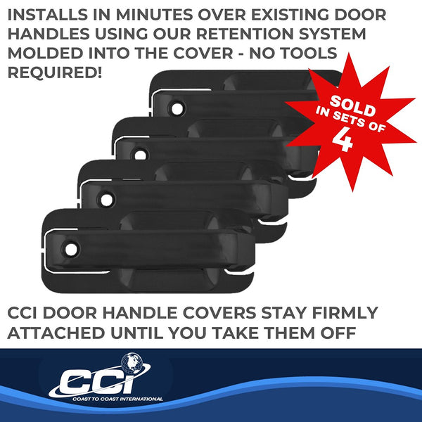 Coast To Coast Door Handle Cover (MPN: CCIDH68570BBK)