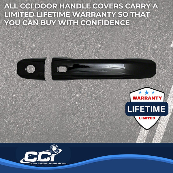 Coast To Coast Door Handle Cover Set (MPN: DH68589SBK)