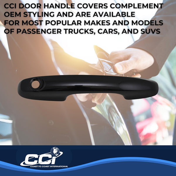 Coast To Coast Door Handle Cover Set (MPN: CCIDH68590BBK)