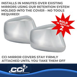 Coast To Coast Chrome Plated Mirror Covers (MPN: CCIMC67321)