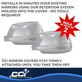 Coast To Coast Chrome Plated Mirror Covers (MPN: CCIMC67406)