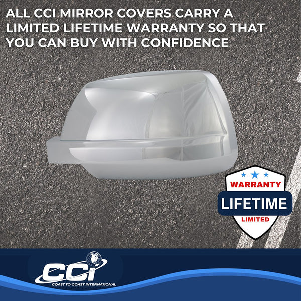 Coast To Coast Chrome Plated Mirror Covers (MPN: CCIMC67406)