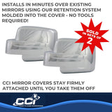 Coast To Coast Chrome Plated Mirror Covers (MPN: CCIMC67424)