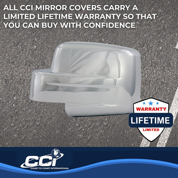 Coast To Coast Chrome Plated Mirror Covers (MPN: CCIMC67424)
