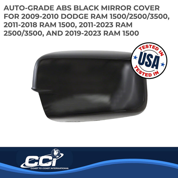 Coast To Coast Exterior Mirror Cover Set (MPN: CCIMC67443BLK)