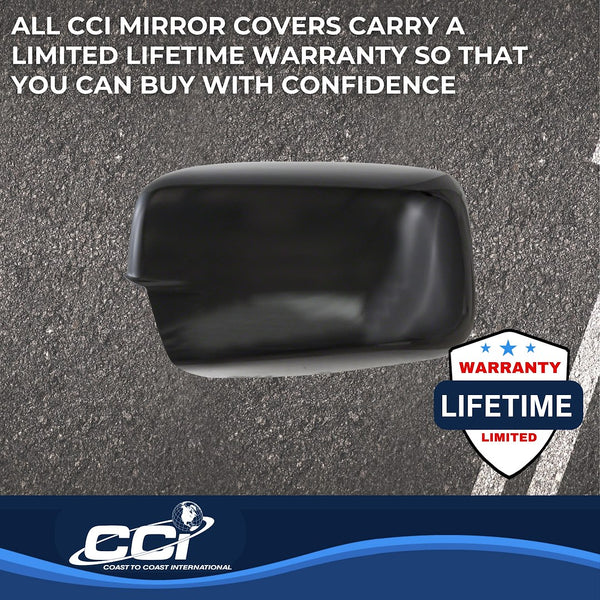 Coast To Coast Exterior Mirror Cover Set (MPN: CCIMC67443BLK)