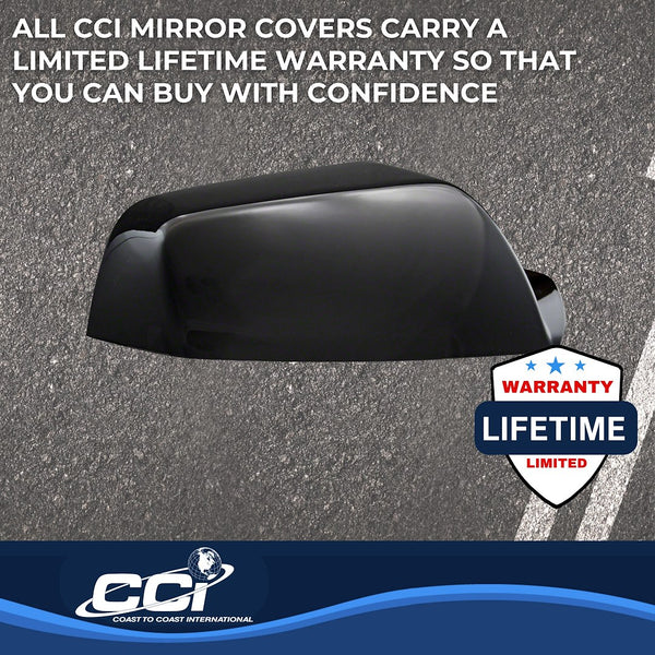 Coast To Coast Exterior Mirror Cover Set (MPN: CCIMC67467RBK)