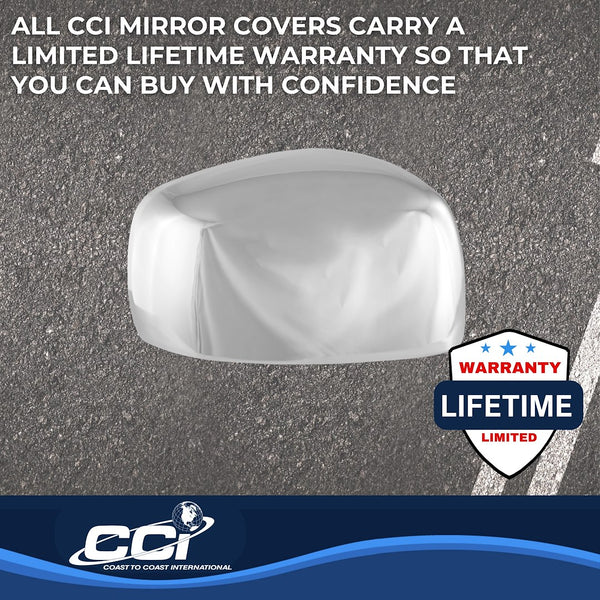 Coast To Coast Chrome Plated Mirror Covers (MPN: CCIMC67492)