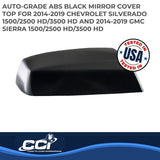 Coast To Coast Exterior Mirror Cover (MPN: CCIMC67495BLK)