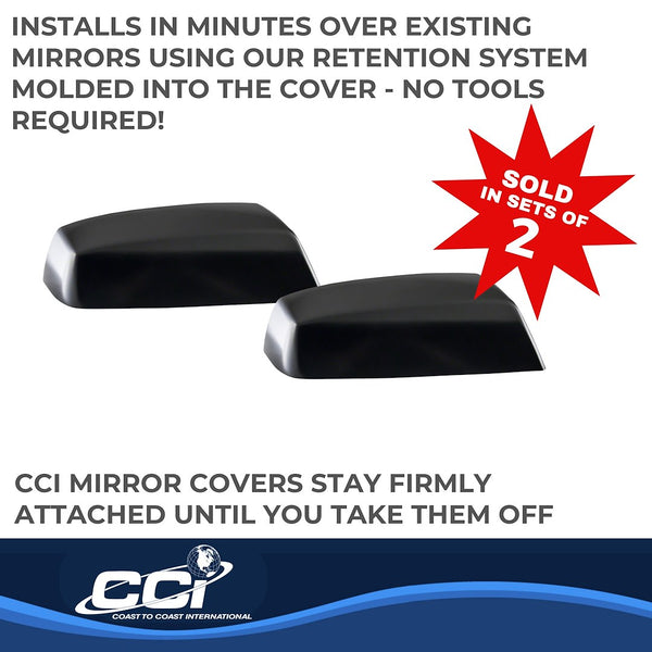 Coast To Coast Exterior Mirror Cover (MPN: CCIMC67495BLK)