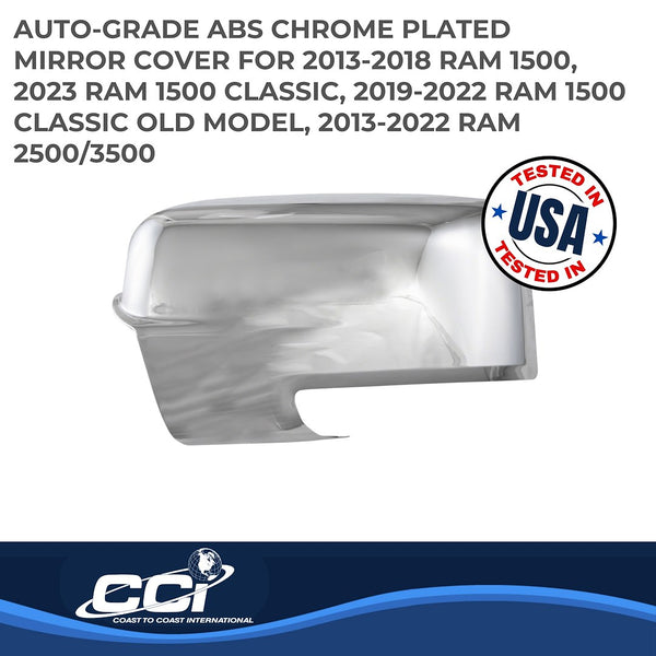 Coast To Coast Chrome Plated Mirror Covers (MPN: CCIMC67496)